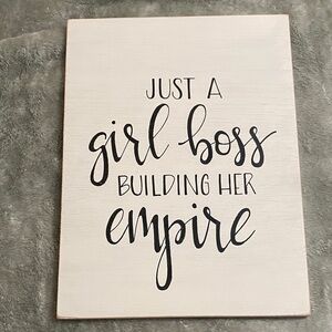 Inspirational Wall Art - Black and White wood